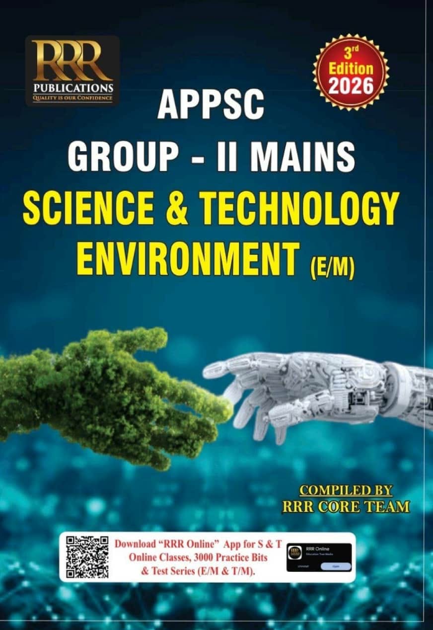 RRR APPSC Group-II Mains Science & Technology,Environment 3rd Revised 2026Ed[English Medium]