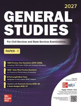 General Studies Paper -1 2027 For Civil Services & State Services Exams By McGraw Hill[English Medium]