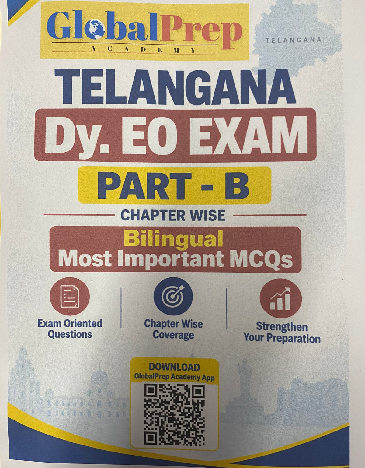 TGPSC Telangana Dy.EO Part B Chapterwise Most Important MCQs Bilingual Xerox Printed Material[English Medium & Telugu Medium]