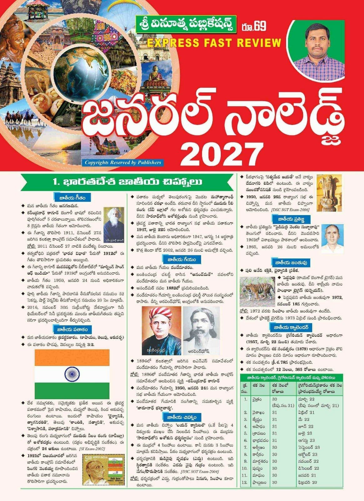 Vinuthna General Knowledge 2027 Chart Format[Telugu Medium]Vinootnna