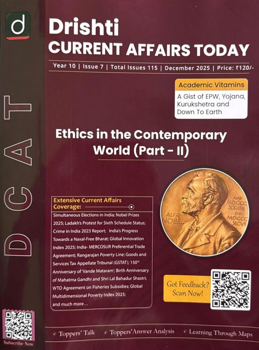 Drishti IAS DCAT December 2025 Current Affairs Today[English Medium]