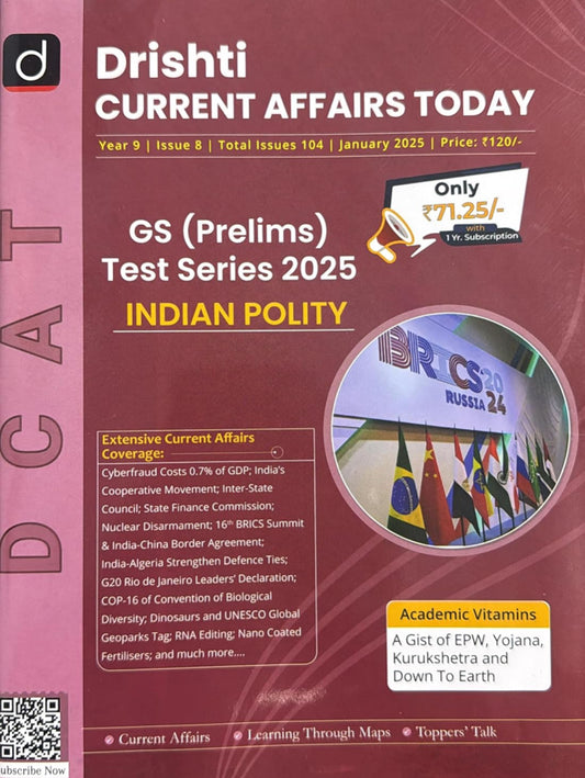 Drishti IAS DCAT January 2025 Current Affairs Today[English Medium]