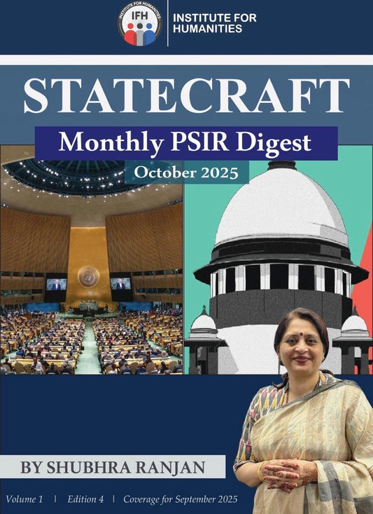 STATECRAFT Monthly PSIR Digest October 2025 Edition By Shubhra Ranjan[English Medium]