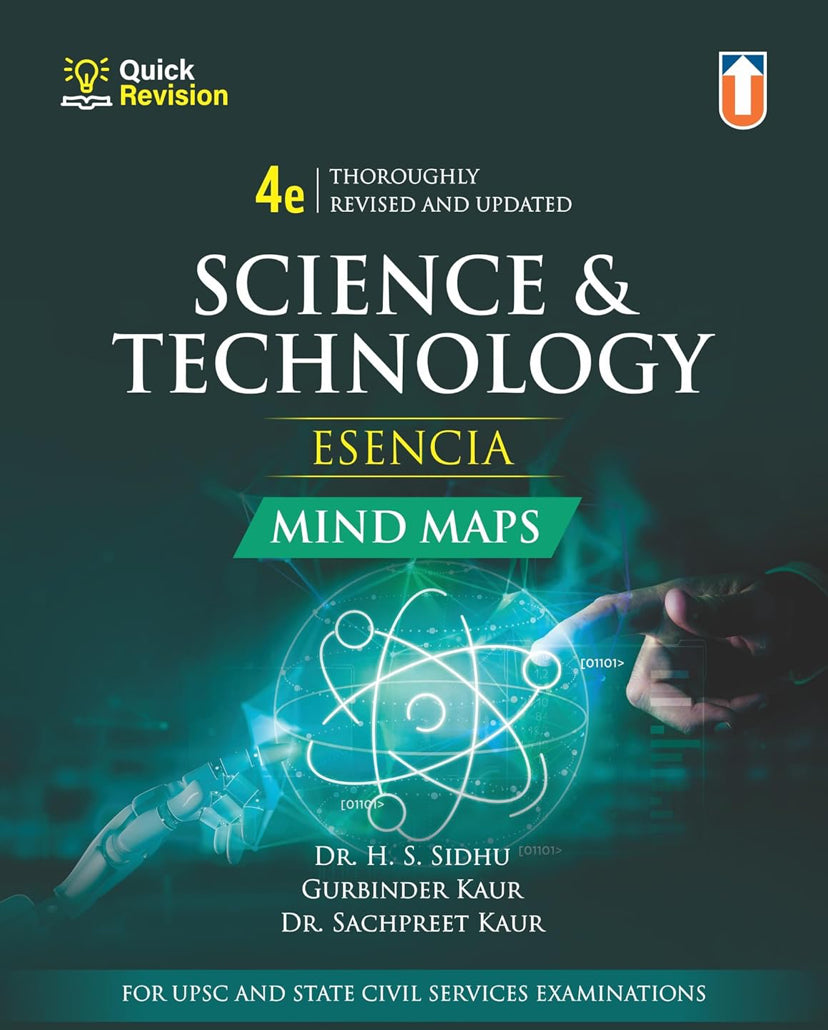 Unique Science & Technology Esencia Mind Maps Quick Revision, 4th Revised Edition[English Medium]2024Ed