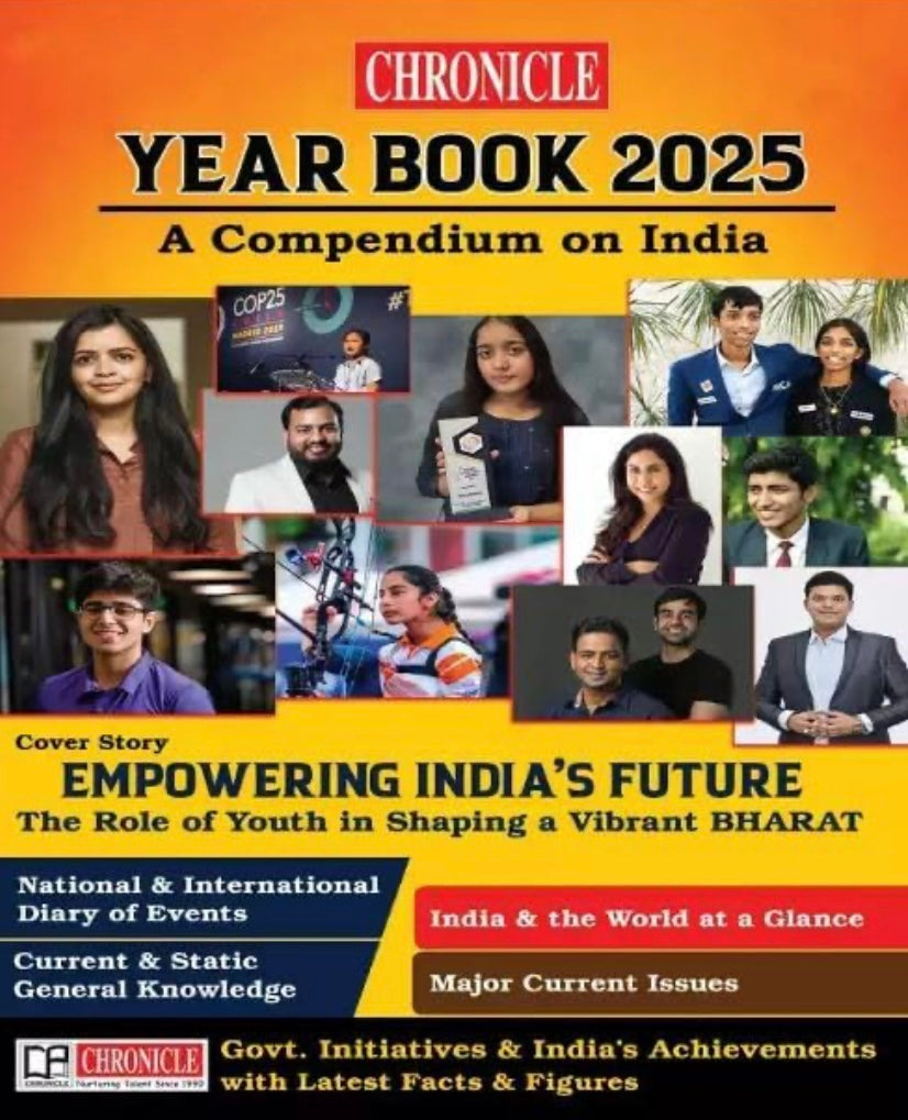 Chronicle Year Book 2025 A Compendium on India[English Medium]Dec 2024Ed