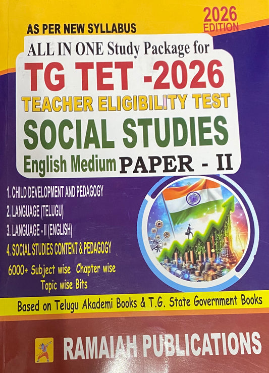 TG TET 2026 Social Studies Paper 2 By Ramaiah[English Medium]