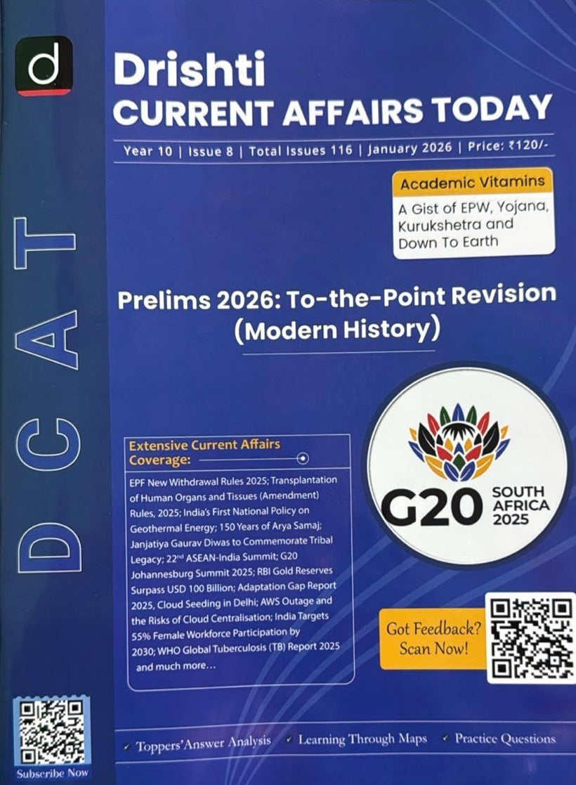 Drishti IAS DCAT January 2026 Current Affairs Today[English Medium]