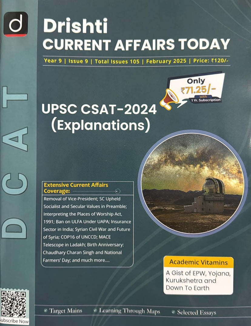Drishti IAS DCAT February 2025 Current Affairs Today[English Medium]