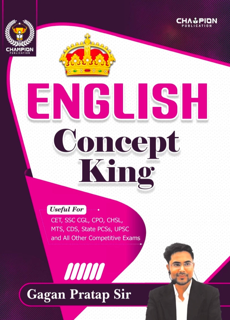 English Concept King By Gagan Pratap Sir Useful for all Competitive Exams