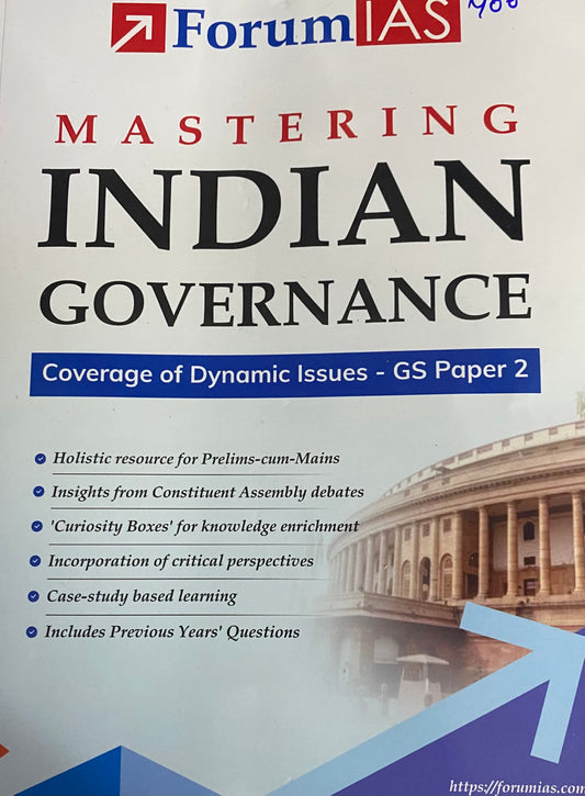 Forum IAS Mastering Indian Governance[English Medium]
