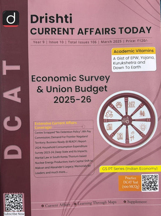 Drishti IAS DCAT March 2025 Current Affairs Today[English Medium]