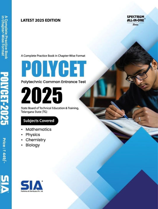 SIA TG POLYCET 2025 Polytechnic Common Entrance Test[English Medium]Feb 2025Ed