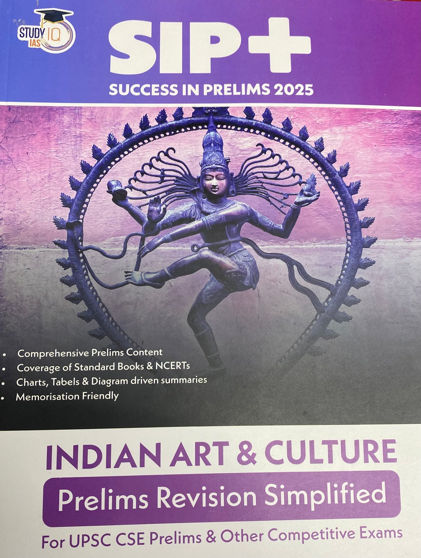 Study IQ Success In Prelims 2025(SIP+) Indian Art & Culture Prelims Revision Simplified[English Medium]2025Ed