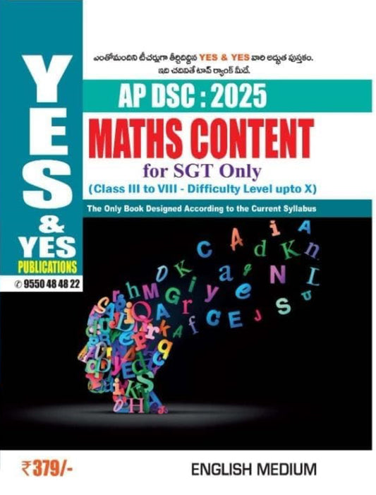 Yes and Yes AP DSC 2025 Maths Content For SGT Only[English Medium]