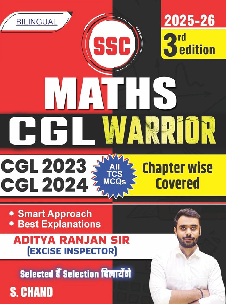 Aditya Ranjan Sir SSC Maths CGL Warrior 3rd Edition (2025 - 2026) Bilingual
