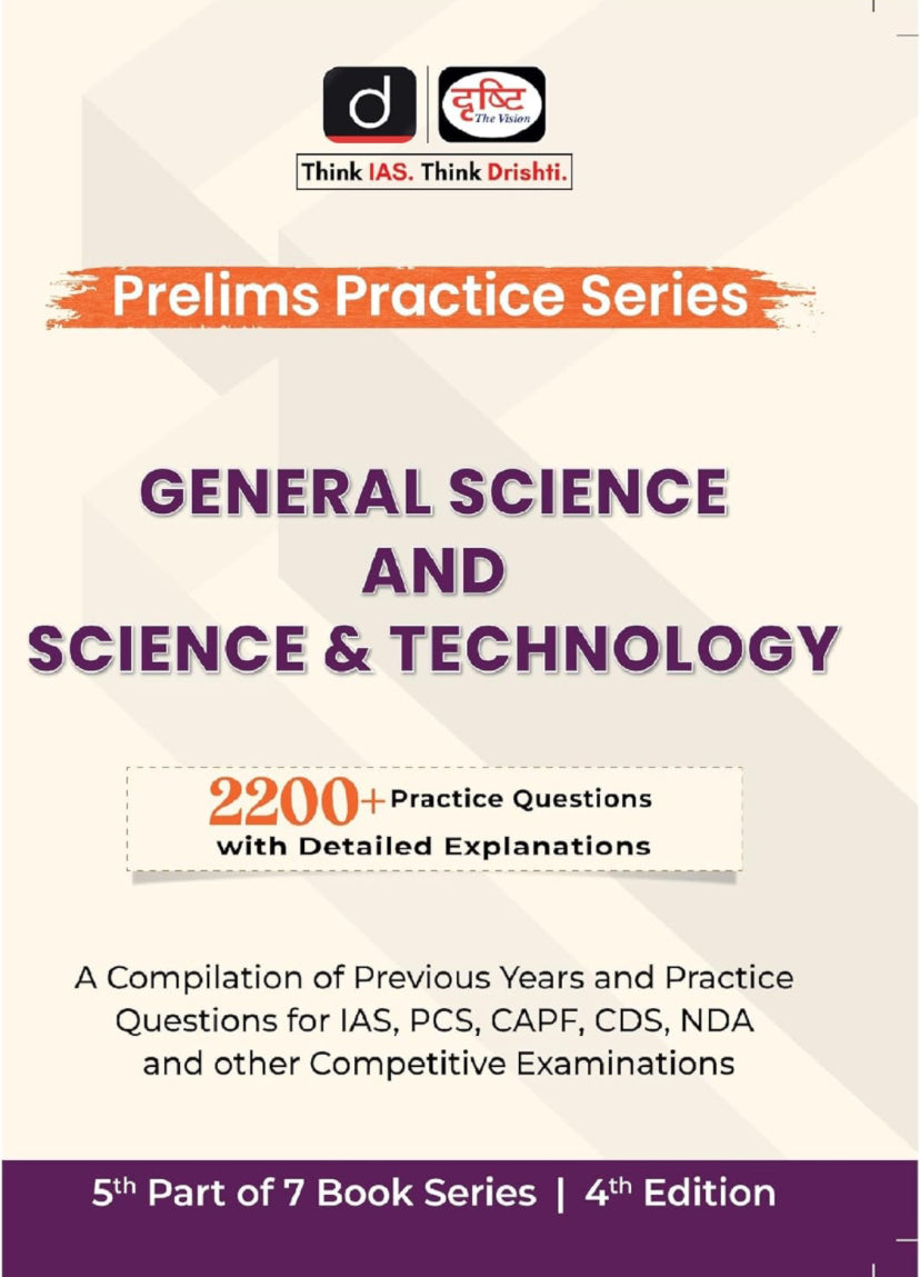 Drishti IAS Prelims 2024 Practice Sets General Science, Science & Technology 4th Edition[English Medium]
