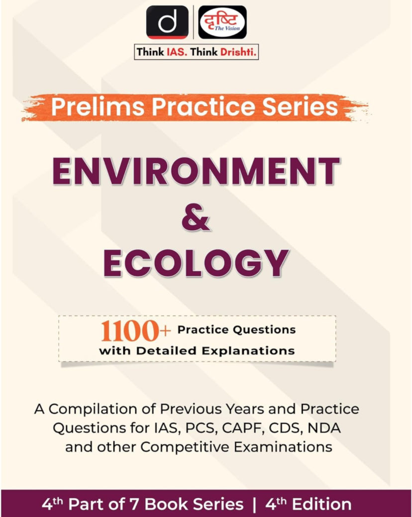 Drishti IAS Prelims 2024 Practice Sets Environment & Ecology 4th Edition[English Medium]