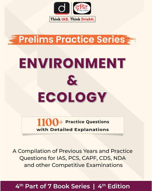 Drishti IAS Prelims 2024 Practice Sets Environment & Ecology 4th Edition[English Medium]
