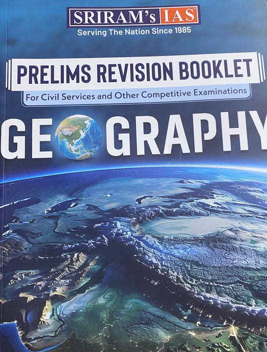 Sriram IAS Prelims Revision Booklet Geography[English Medium]