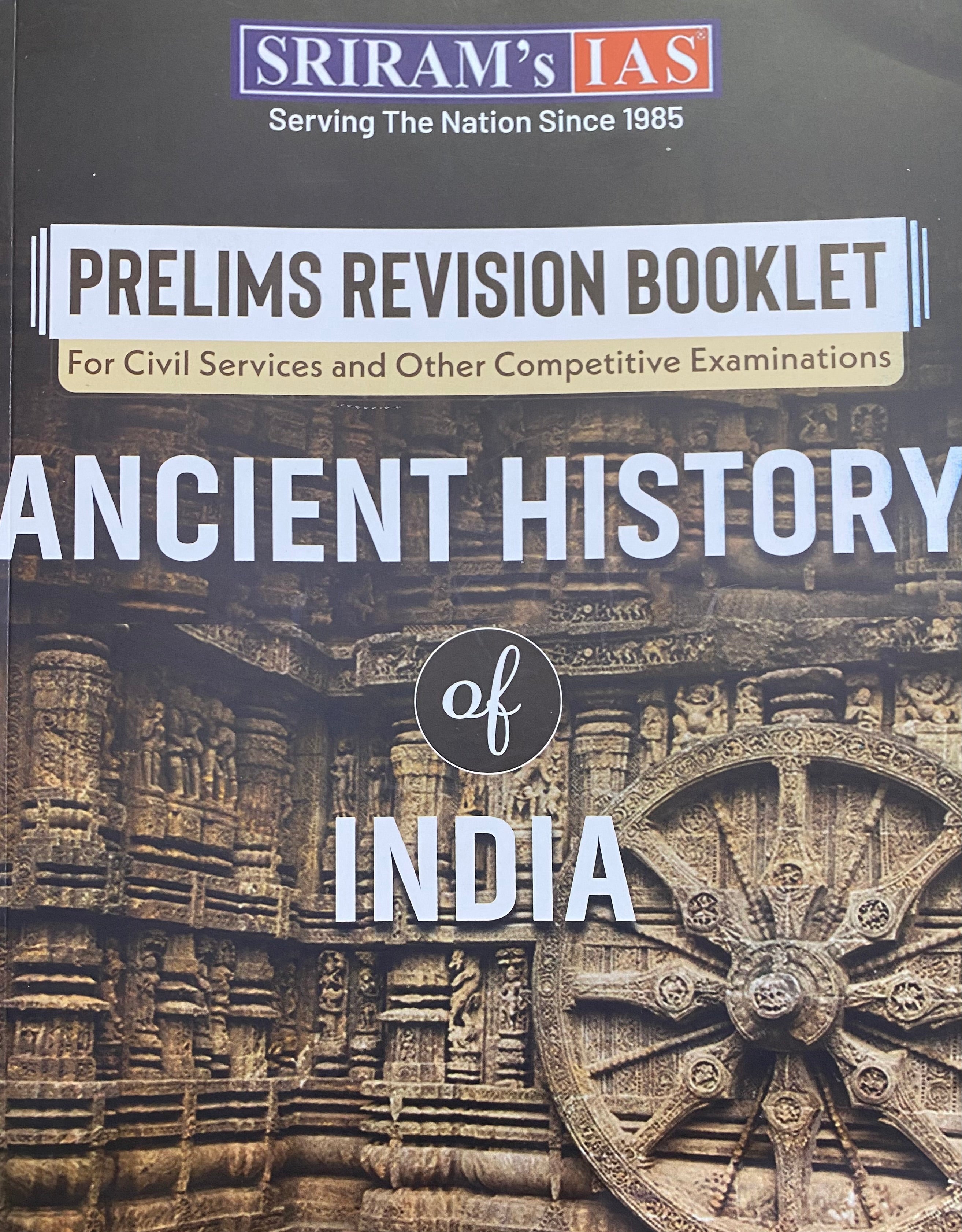 Sriram IAS Prelims Revision Booklet Ancient History[English Medium ...