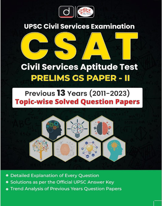 CSAT PRELIMS 2024 GS Paper 2 13 Years Previous Topic Wise Solved Questions[English Medium]2024Ed