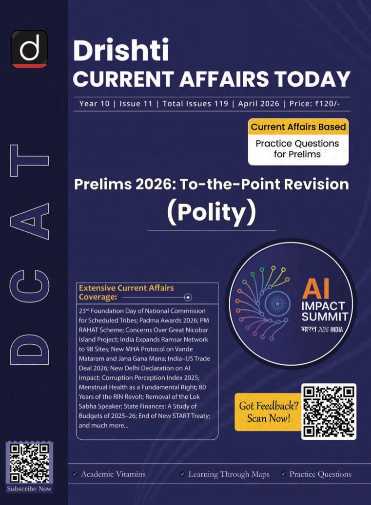 Drishti IAS DCAT April 2026 Current Affairs Today[English Medium]