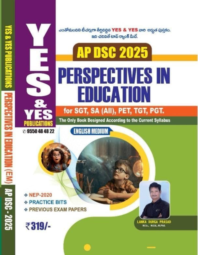 Yes and Yes AP DSC 2025 Perspective in Education For SGT,SA,TGT[English Medium]