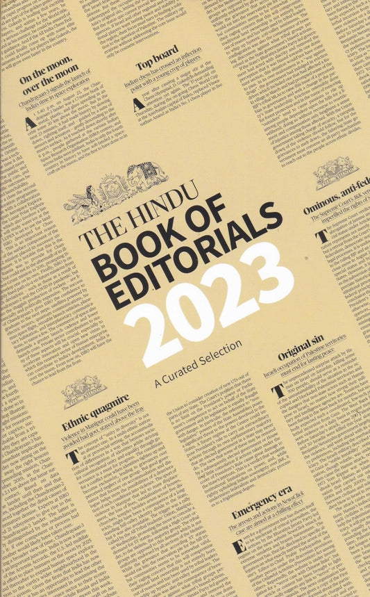 THE HINDU BOOK OF EDITORIALS 2023[English Medium]2024Ed