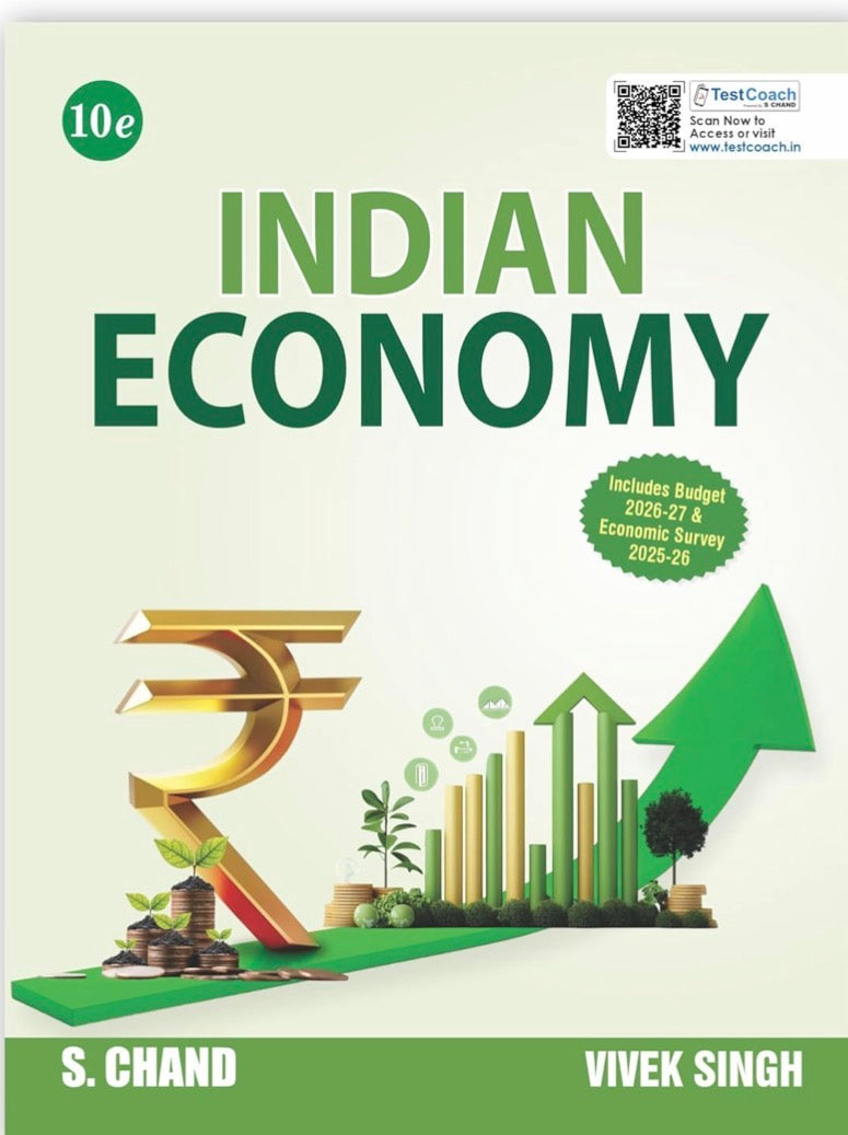 Indian Economy By Vivek Singh 10th Edition 2026-2027 For UPSC & Other Competitive Exams[English Medium]