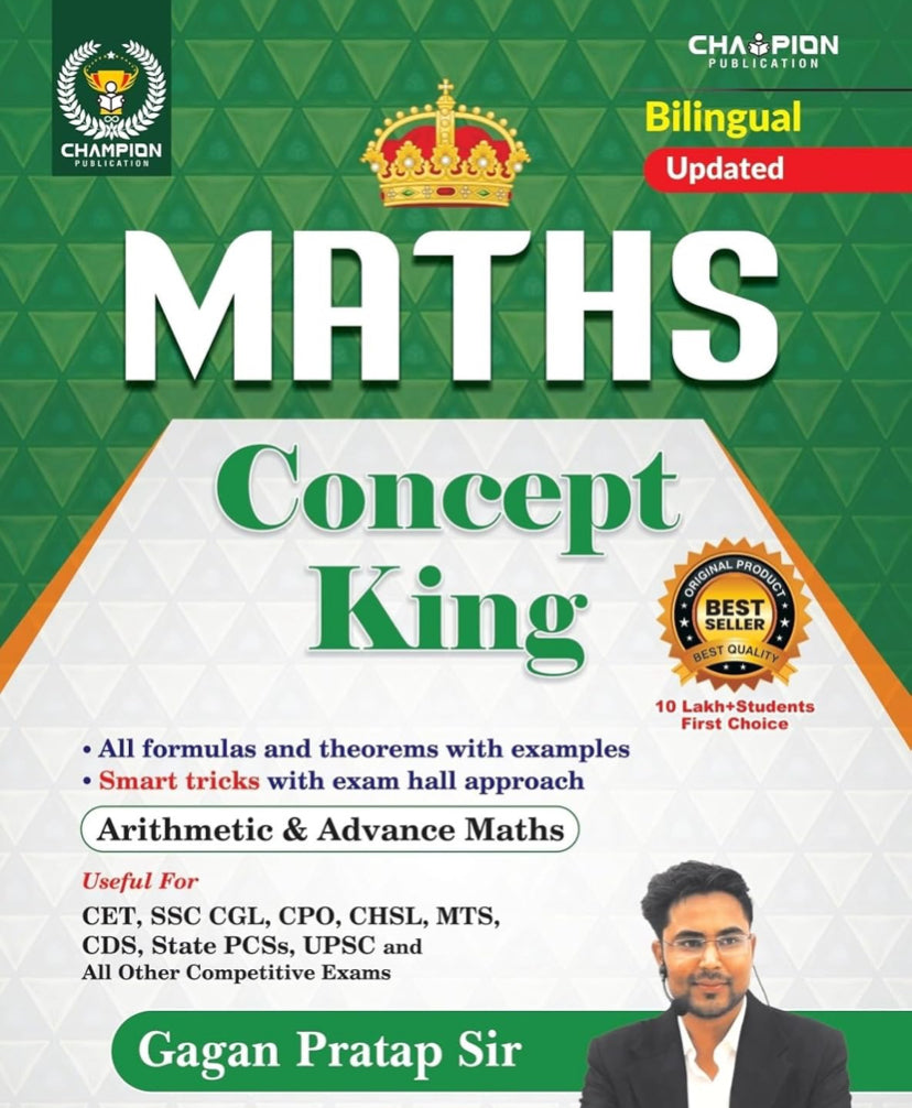 Maths Concept King All Formulas and Theorems With Examples By Gagan Pratap[English Medium]