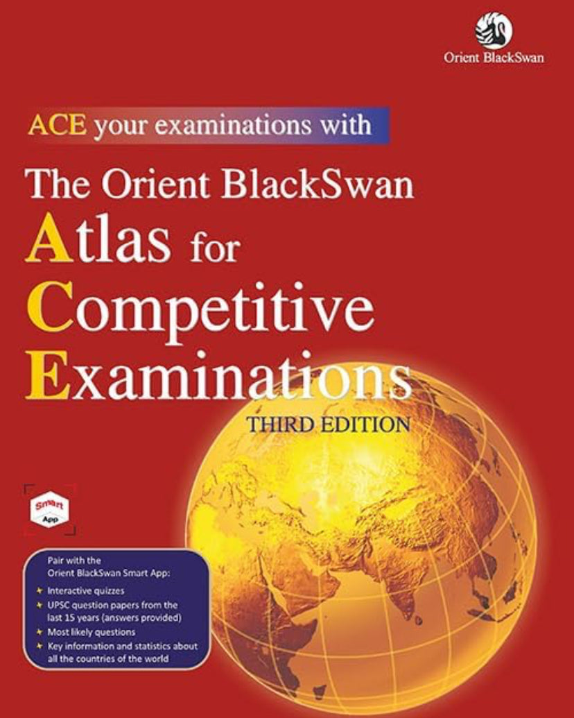 The Orient BlackSwan Atlas for Competitive Examinations (Third Edition)[English Medium]2025Ed