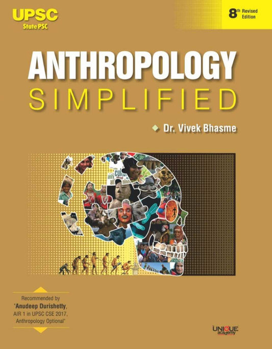 Anthropology Simplified By Vivek Bhasme - 8th Revised Edition[English Medium]2025Ed