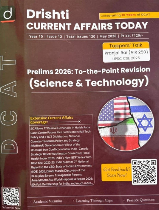 Drishti IAS DCAT May 2026 Current Affairs Today[English Medium]