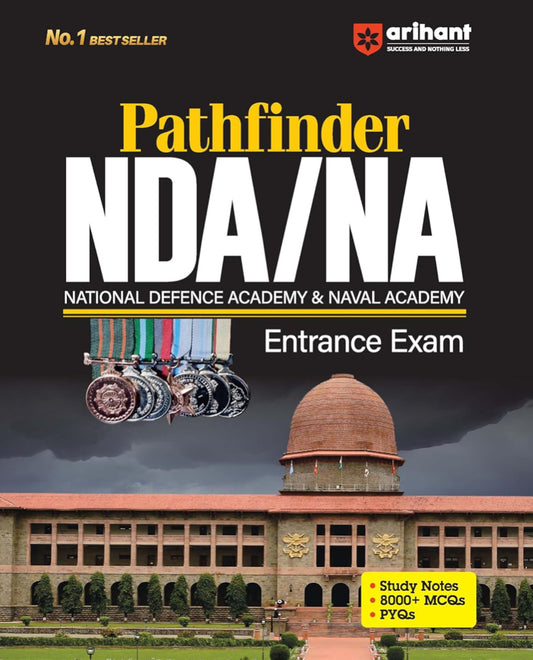 Arihant Pathfinder NDA/NA Entrance Exam Guide With ,8000+ MCQs , PYQs[English Medium]
