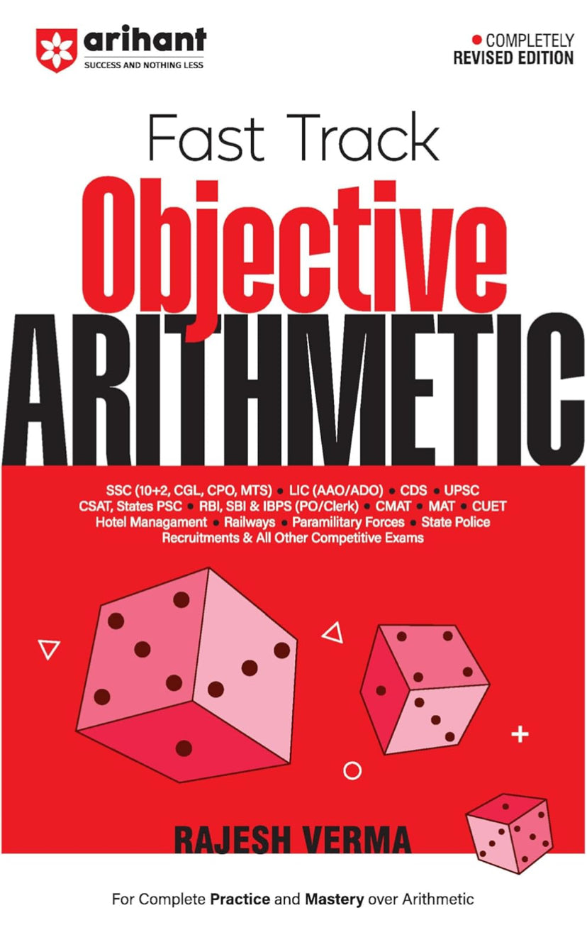 Arihant Fast Track Objective Arithmetic By Rajesh Verma[English Medium]2025Ed