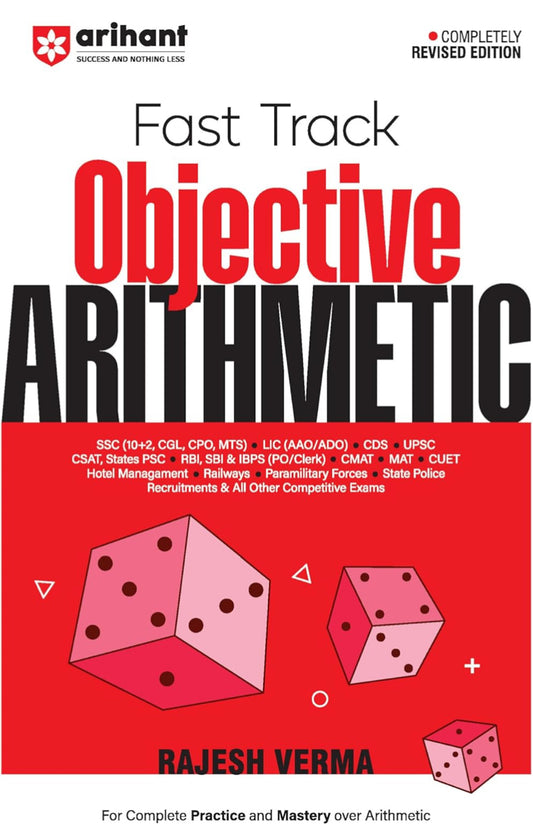 Arihant Fast Track Objective Arithmetic By Rajesh Verma[English Medium]2025Ed
