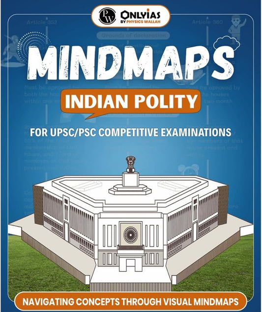 Physics Wallah PW UPSC Mindmaps Indian Polity For UPSC/PSC Competitive Examinations[English Medium]