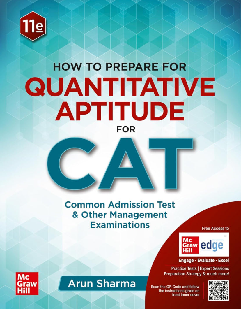 Quantitative Aptitude for CAT By Arun Sharma Latest 11th Edition 2024[English Medium]2024Ed