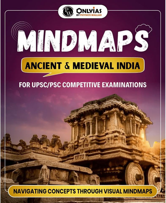 Physics Wallah PW UPSC Mindmaps Ancient & Medieval History For UPSC/PSC Competitive Examinations[English Medium]