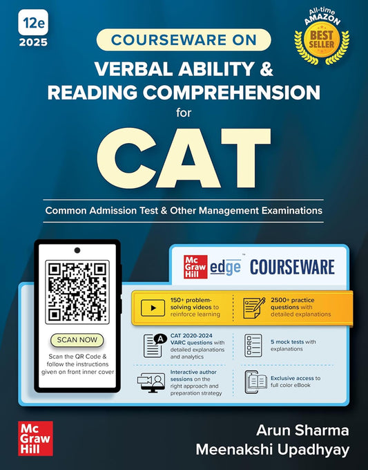 Courseware on Verbal Ability & Reading Comprehension for CAT 2025-26 by Arun Sharma[English Medium]
