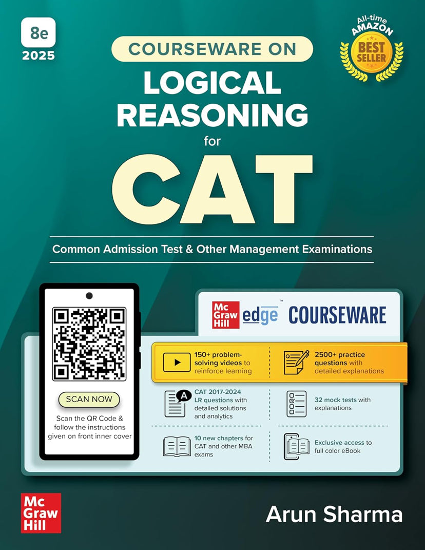 Courseware on Logical Reasoning for CAT 2025-26 by Arun Sharma[English Medium]