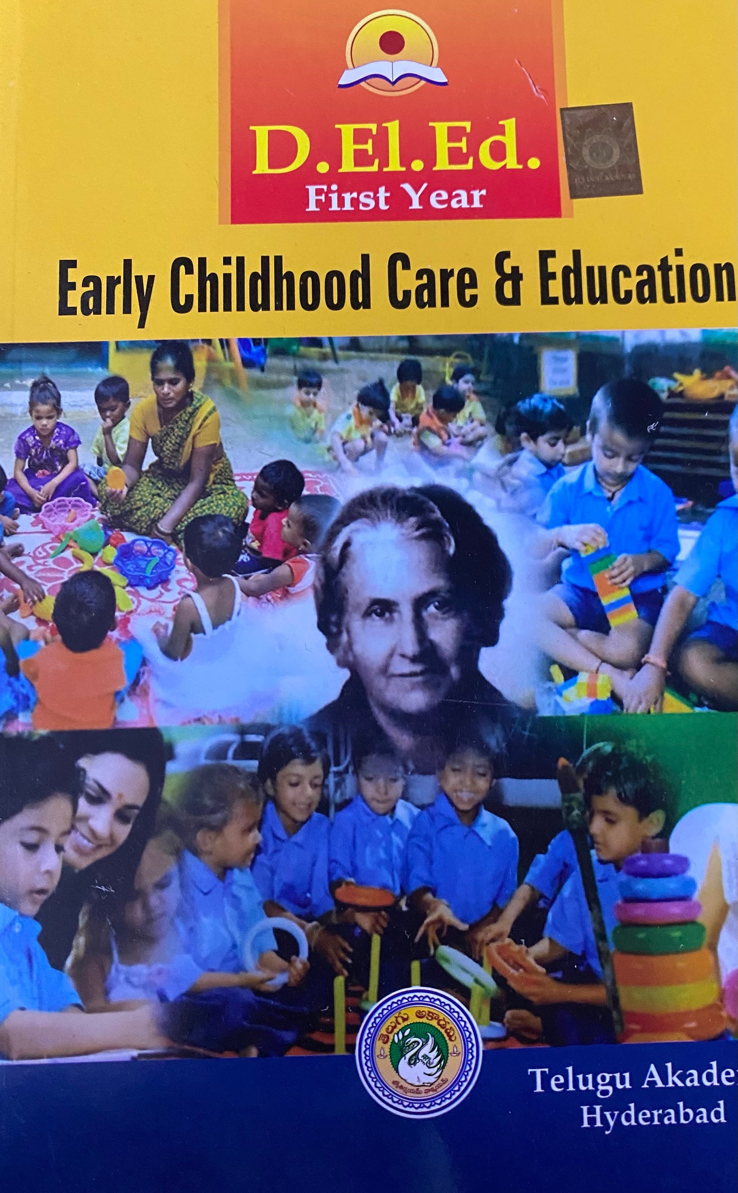 D.E1.Ed. Early Childhood Care & Education By Telugu Akademi[English Medium]