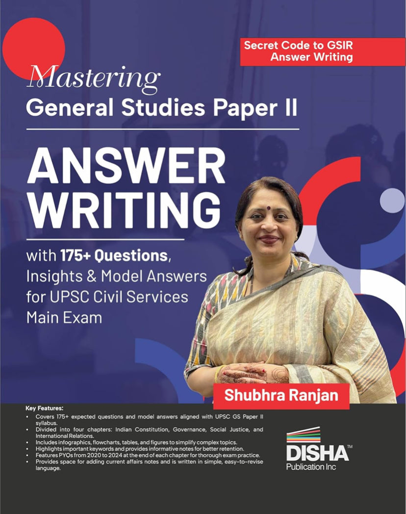 Disha Mastering General Studies Paper II Answer Writing with 175+ Ques ...