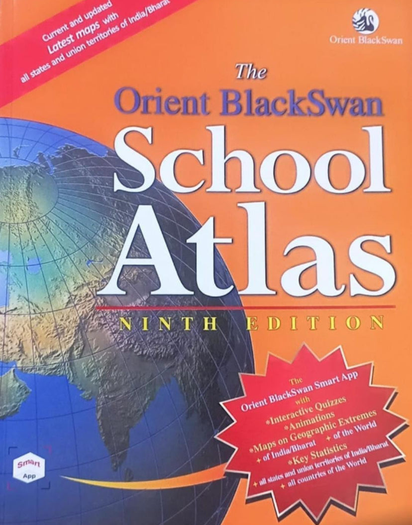 The Orient BlackSwan School Atlas Updated Latest 9th Edition[English Medium]2024Ed