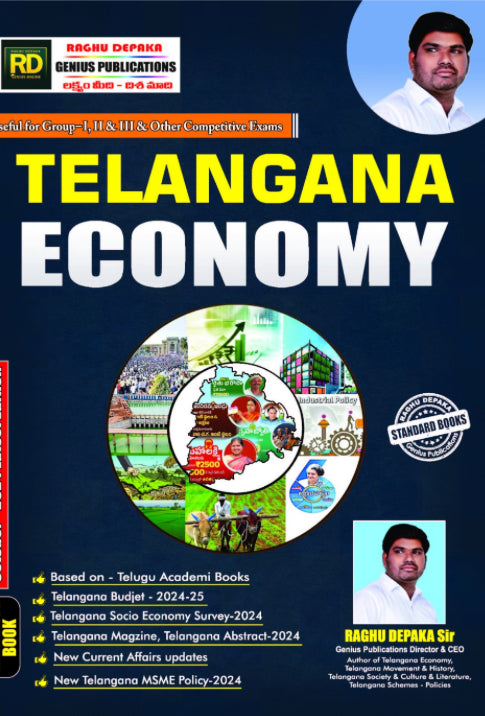 Raghu Depaka Telangana Economy 2024[English Medium]Oct 2024Ed Genius