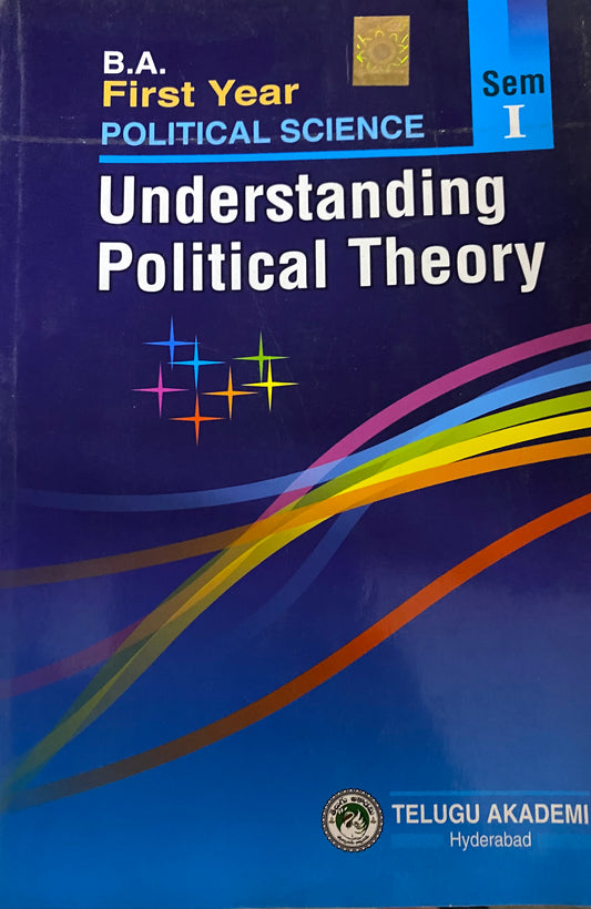 BA First 1st Year Understanding Political Theory By Telugu Akademi[English Medium]