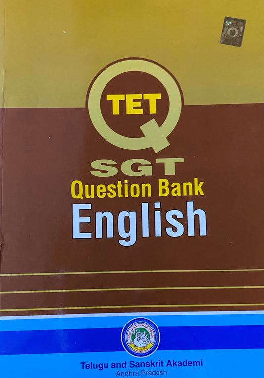 TET SGT English Question Bank By Andhra Pradesh Telugu Academy