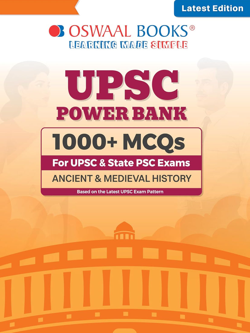 Oswaal UPSC Power Bank:1000+ MCQs for UPSC and State PSCs Exams Ancient & Medieval History[English Medium]