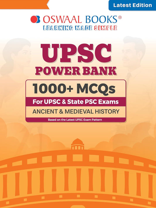 Oswaal UPSC Power Bank:1000+ MCQs for UPSC and State PSCs Exams Ancient & Medieval History[English Medium]