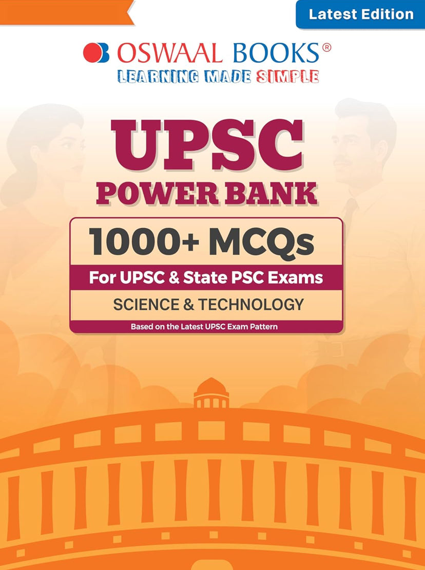 Oswaal UPSC Power Bank:1000+ MCQs for UPSC and State PSCs Exams Science & Technology[English Medium]